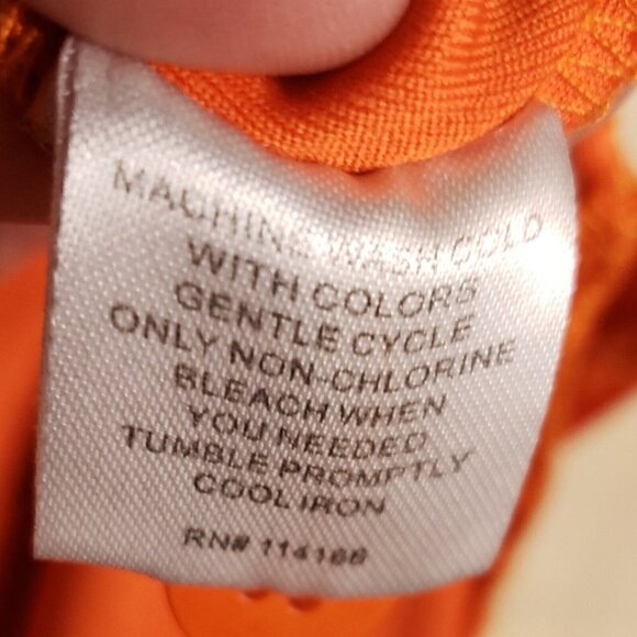 Chiliwear Mens Orange Oklahoma State University  Short Sleeve Polo Medium - Picture 7 of 7